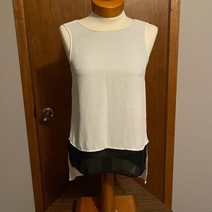 BCBGeneration Double Layered Sheer Tank Top Size XXS